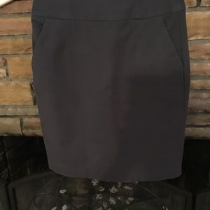 Banana Republic Casual Black Pencil Skirt.